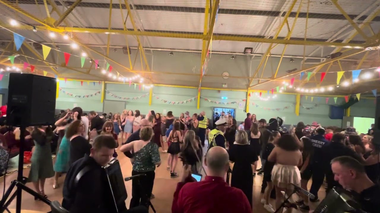 Up Helly Aa 2025 Gilbertson Park Hall - The Haggis Chasers Ceilidh Band