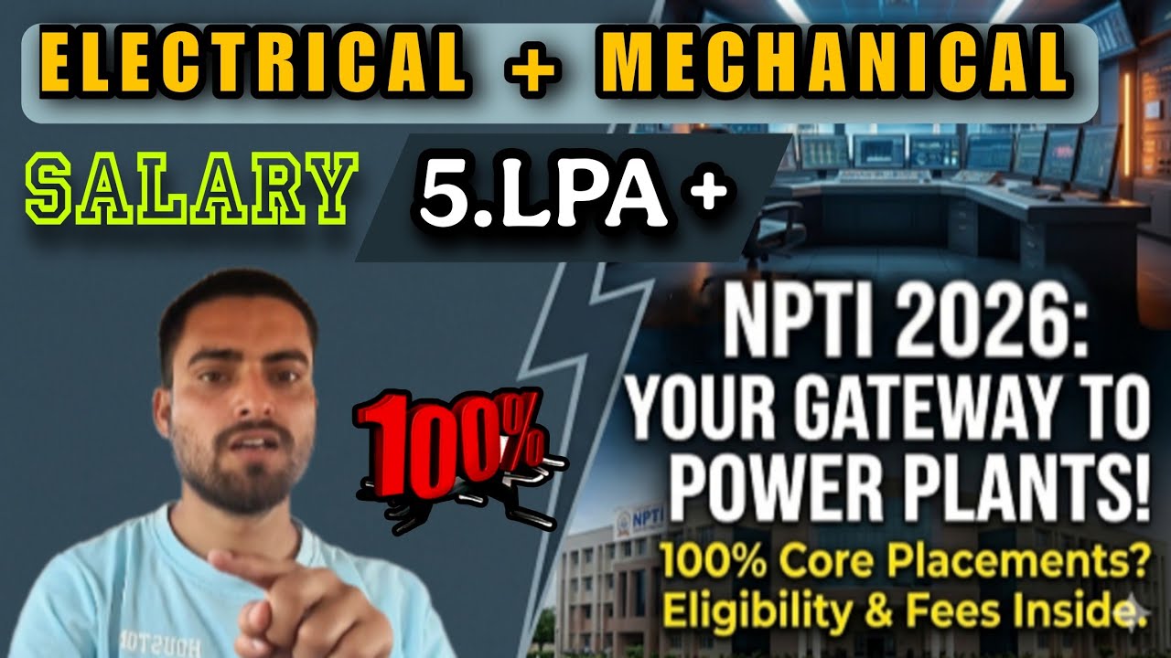 B.Tech ke baad Best Career Option? | NPTI PGDC Course Full Details (Fees, Placement & Eligibility)
