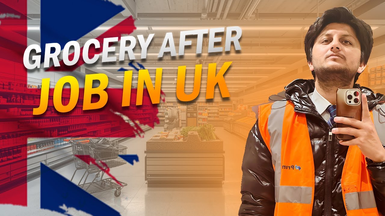 Grocery after job in UK | Fun with friend | Student in UK #studyinuk #vlog #youtube #viral #shopping