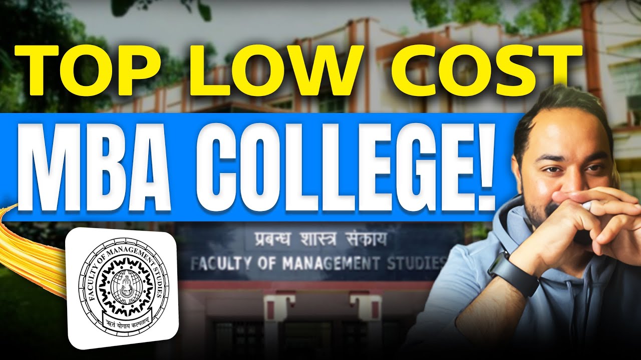 Low Cost MBA College In India | FMS BHU | MBA College With Low Fees And High Package #catexam #mba