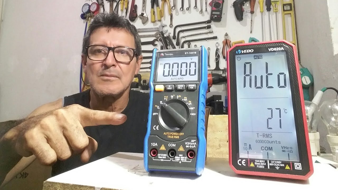 Multimetro Digital inteligente VEDO - VD620A (Da Rifa) Vs Minipa -ET1507B Descubra Qual o Melhor !