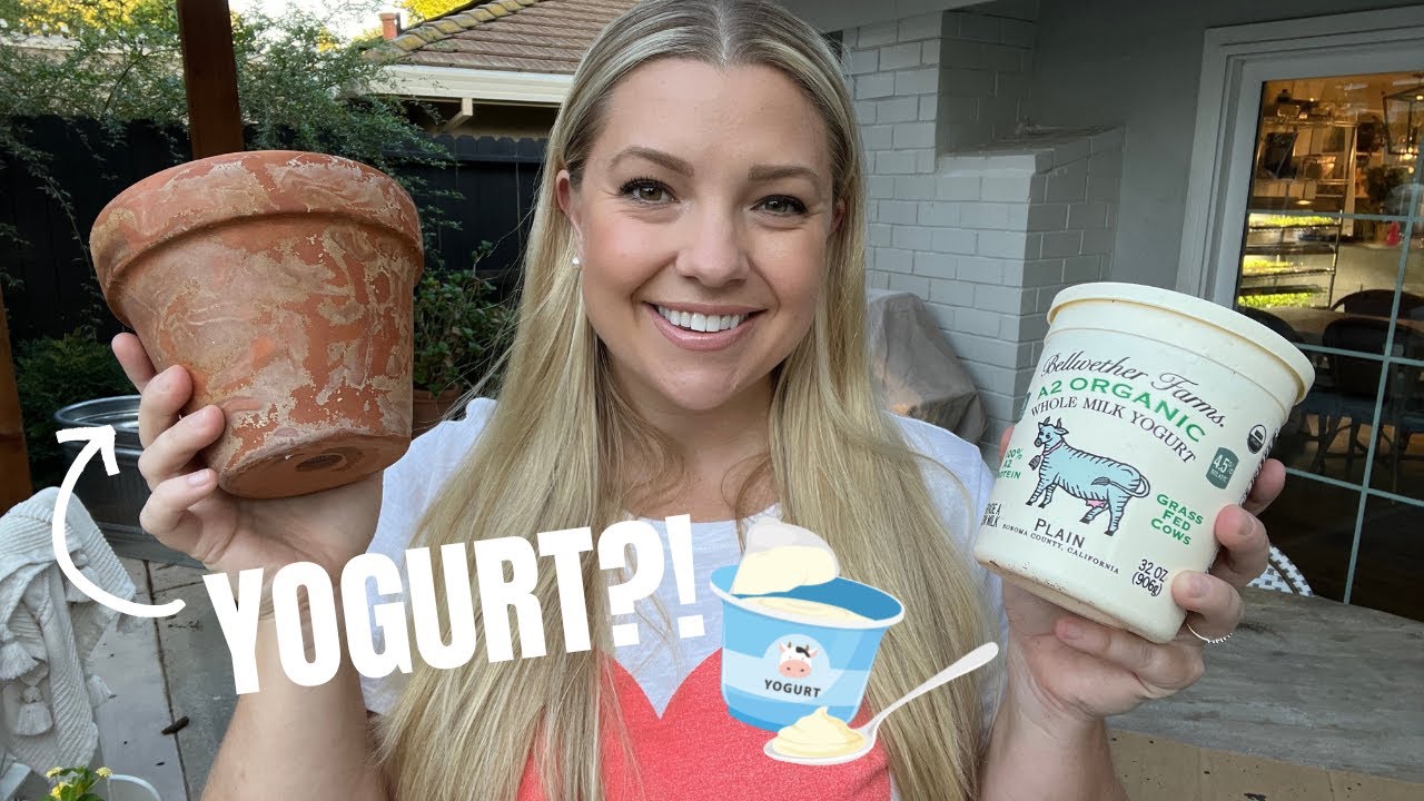 Aging Terracotta Pots with YOGURT?! 🐮 :: This Is The Weirdest Video I've Filmed Yet! 😆