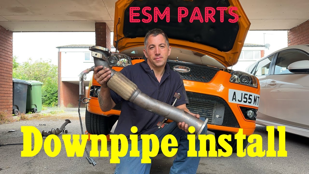 Mk2 Focus st225 downpipe install