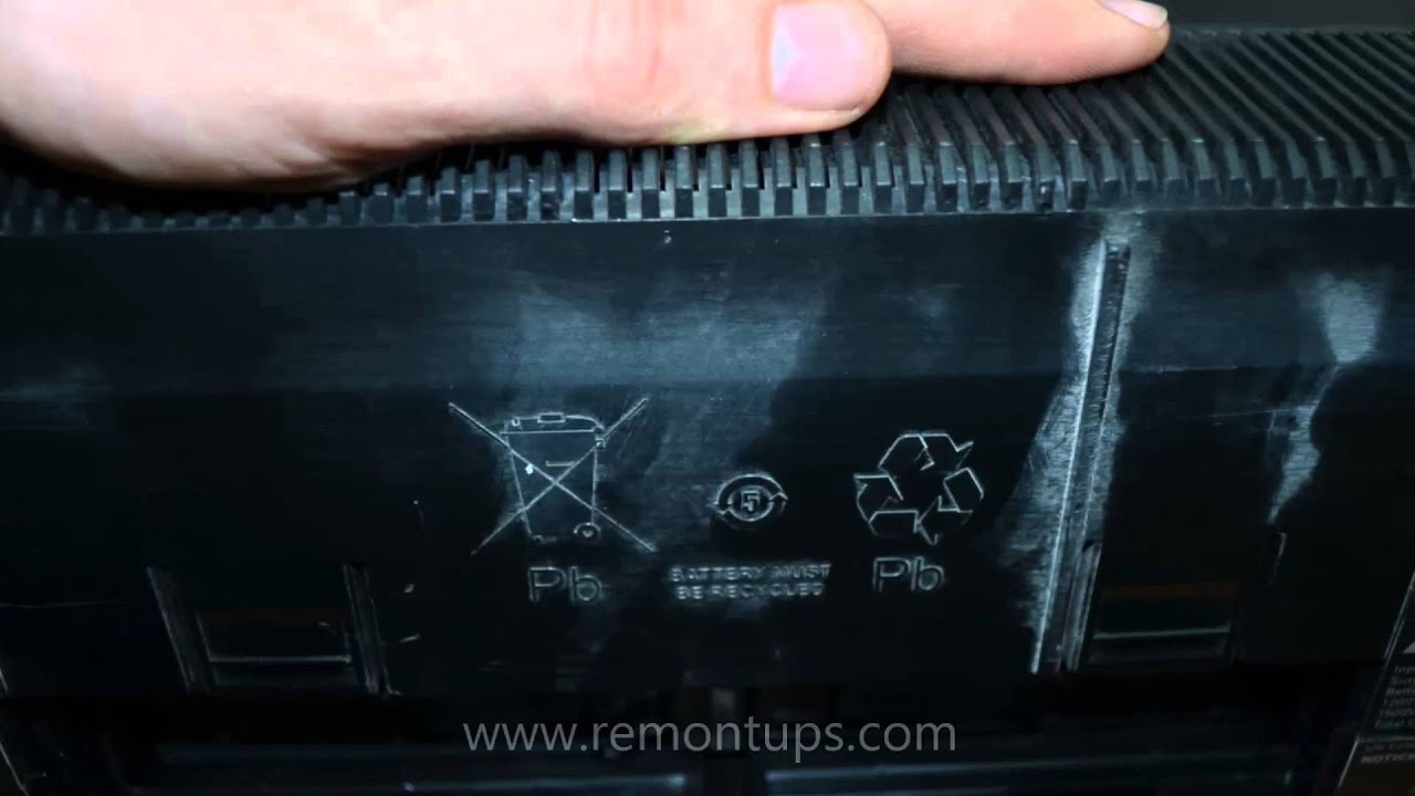 Замена аккумулятора rbc124 в ибп apc back-ups pro 1200