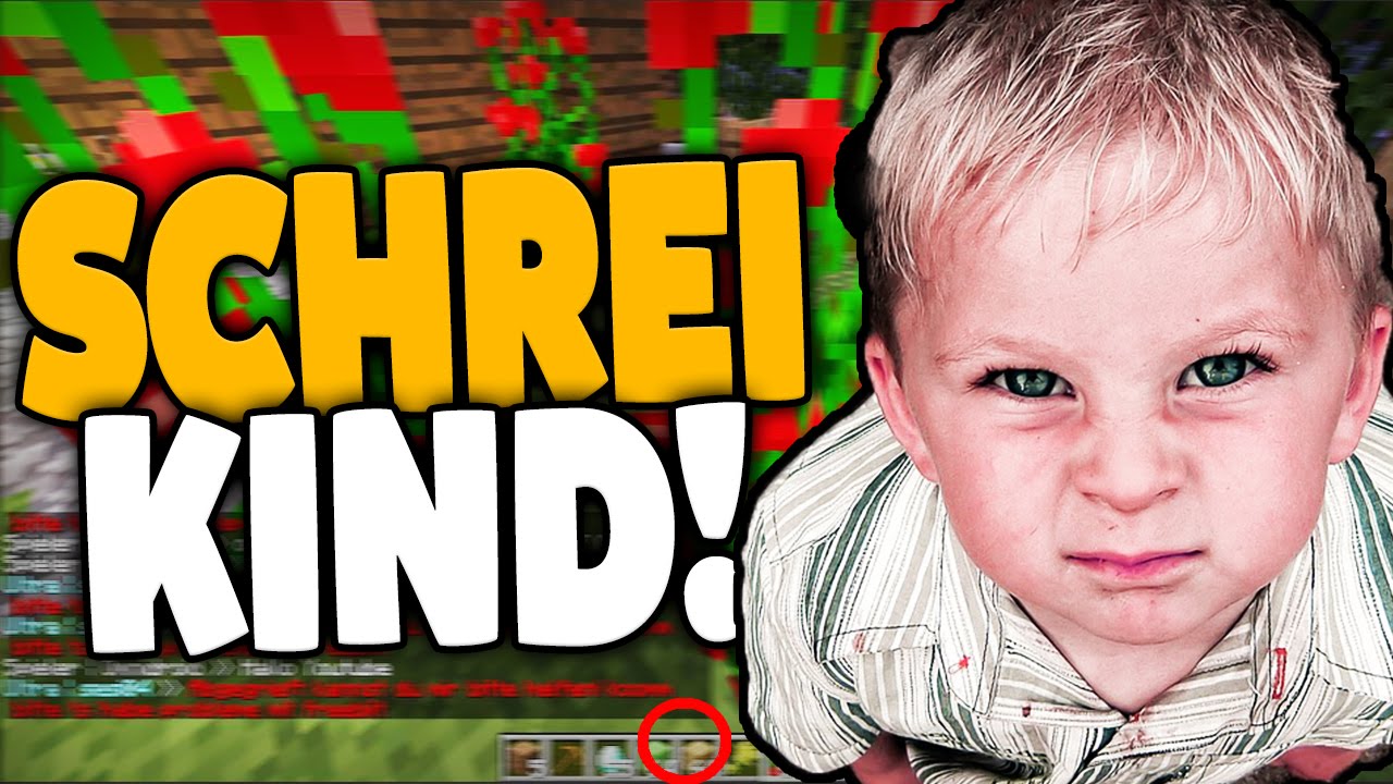 SCHREI KIDDIE KOMMT in die GUMMIZELLE - KIND RASTET IN MINECRAFT TOTAL AUS !!