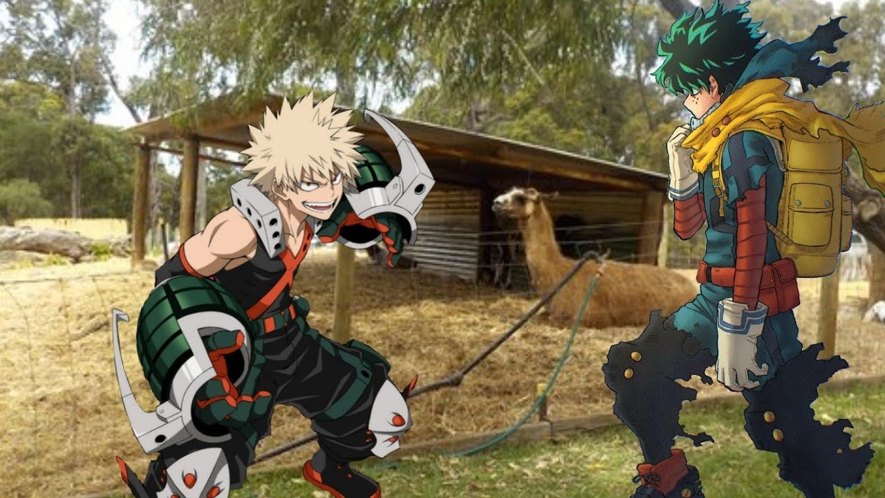 Bakugo and deku explore real life! 