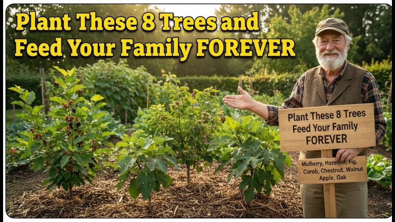 Plant These 8 Trees and Feed Your Family FOREVER