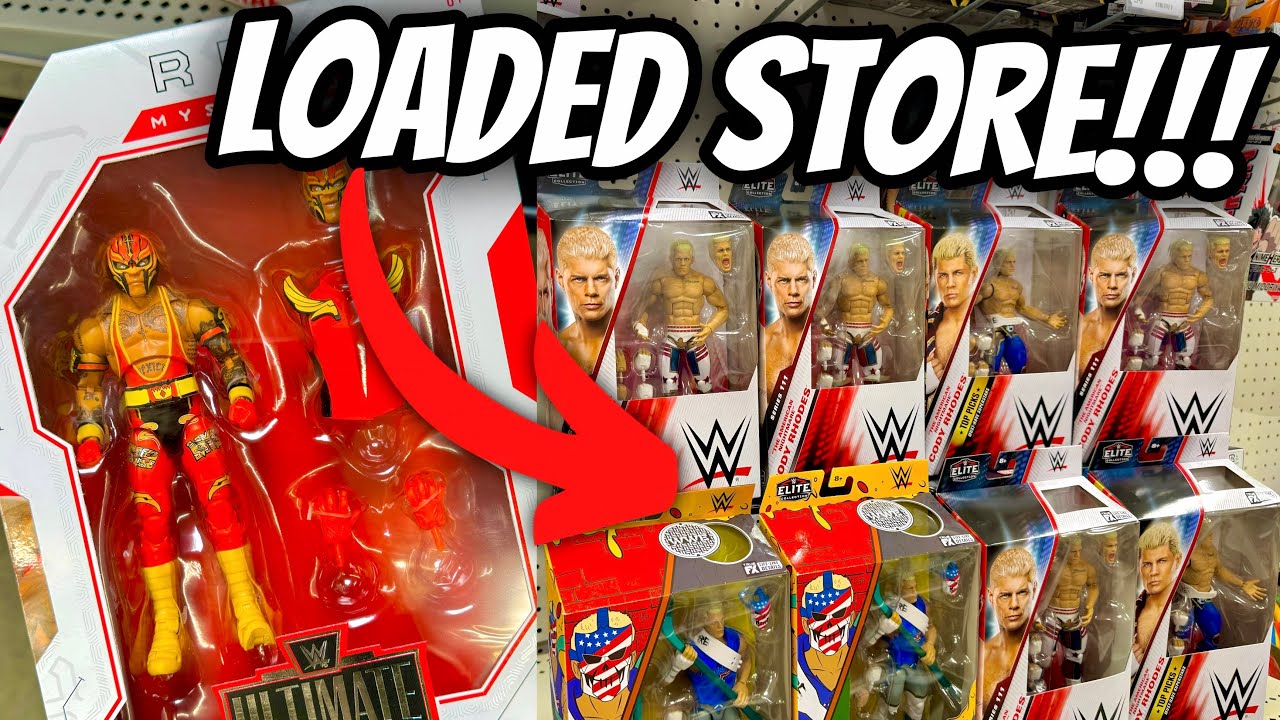 INSANELY LOADED STORE on WWE ACTION FIGURE Hunt at Target **NEW FINDS**