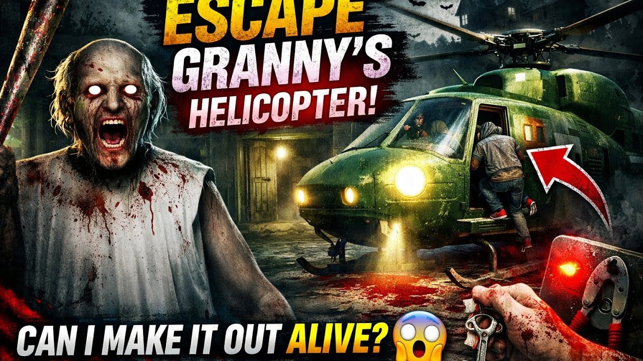 Granny Chapter 2 Helicopter Escape Ending 😱 | Full Tutorial Hindi