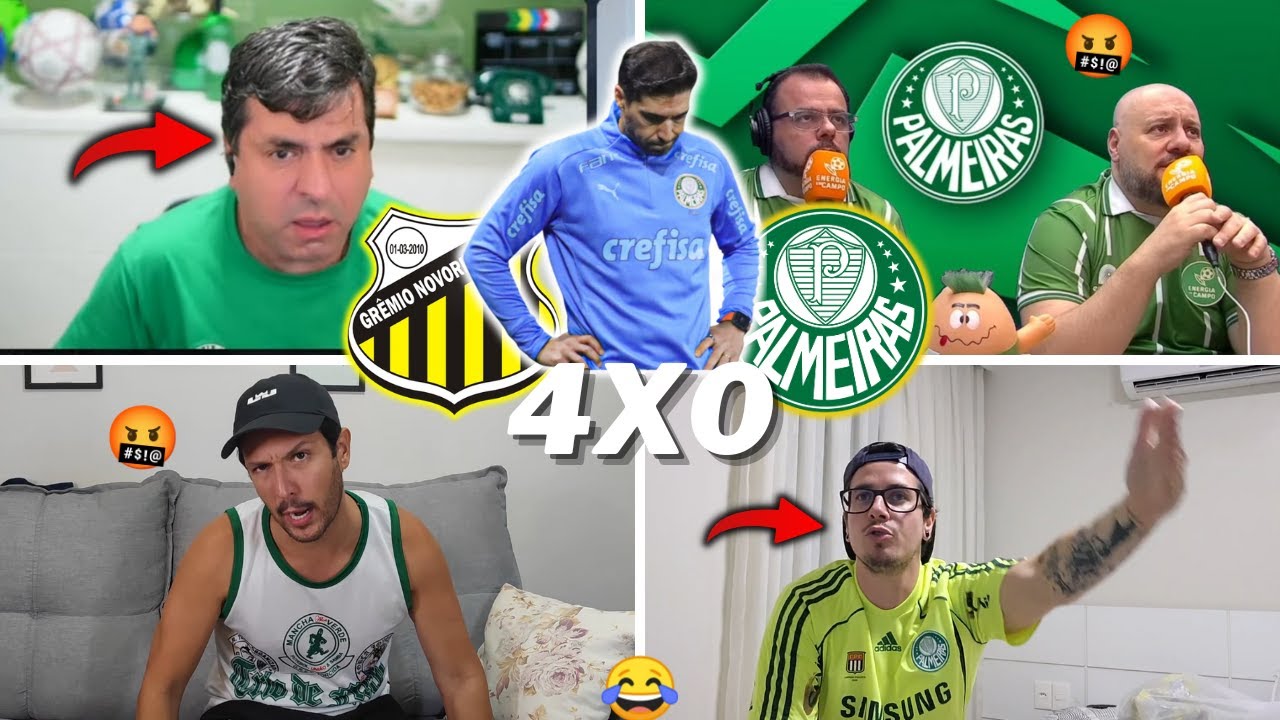 REAÇÕES DOS PALMEIRENSES AMASSADOS E TRISTEZA TOTAL | NOVORIZONTINO 4 X 0 PALMEIRAS | PAULISTÃO 2026