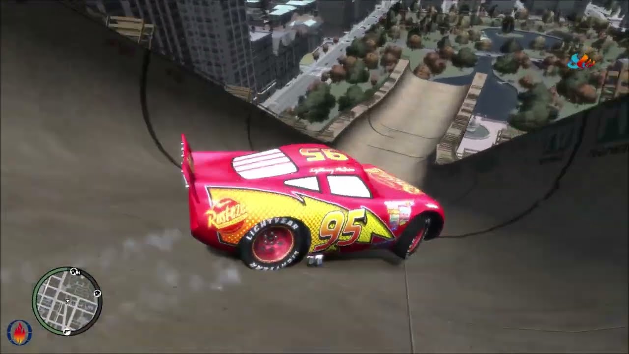GTA IV Ramp Jumps with Several Vehicles