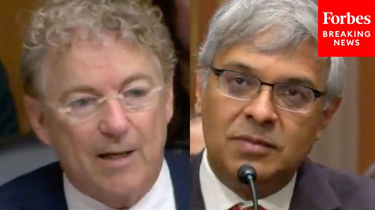 Rand Paul Lists 'Frivolous Studies' Paid For By Taxpayers When Questioning Dr. Jay Bhattacharya