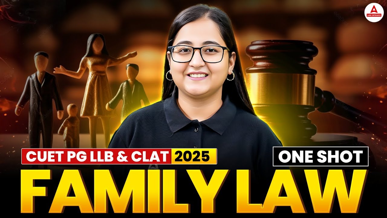 Complete Family Law in One Shot ( Hindu Law ) | MHCET Law & Other Law Exam 2025 | Legal Reasoning
