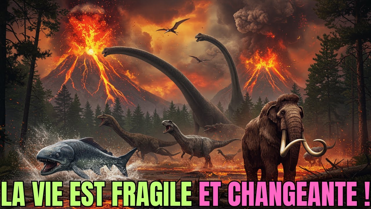 L&rsquo;HISTOIRE DES EXTINCTIONS DE MASSE : QUAND LA VIE SUR TERRE A FAILLI DISPARA&Icirc;TRE !