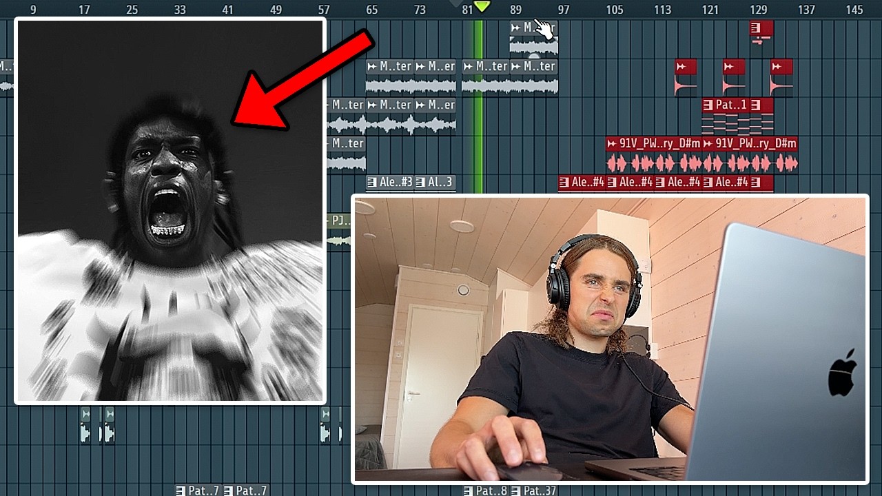 Making a HARD Travis Scott Type Beat | FL Studio Cookup