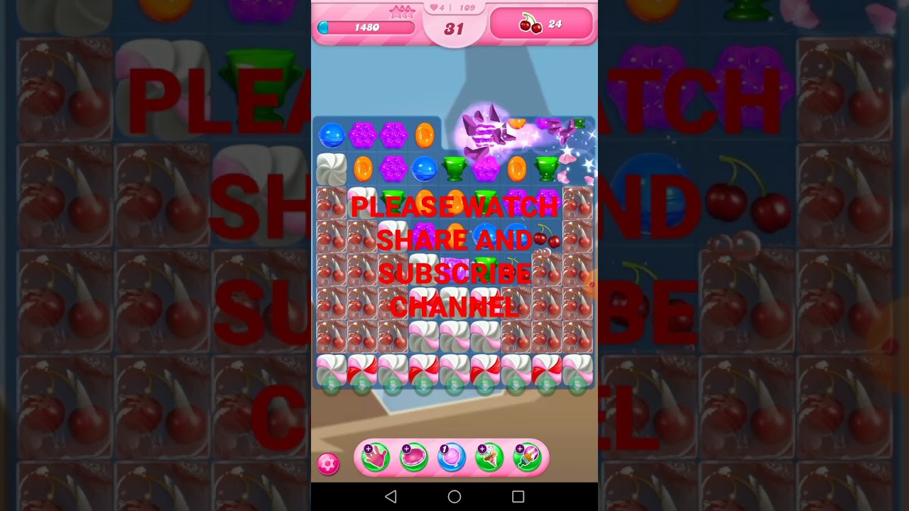 Candy Crush Saga Level 109