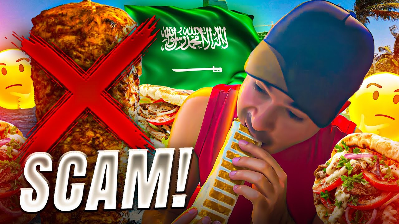 Wie schmeckt DÖNER in SAUDI ARABIEN ?? 🤔🥙 WIR WURDEN GESCAMT ❌