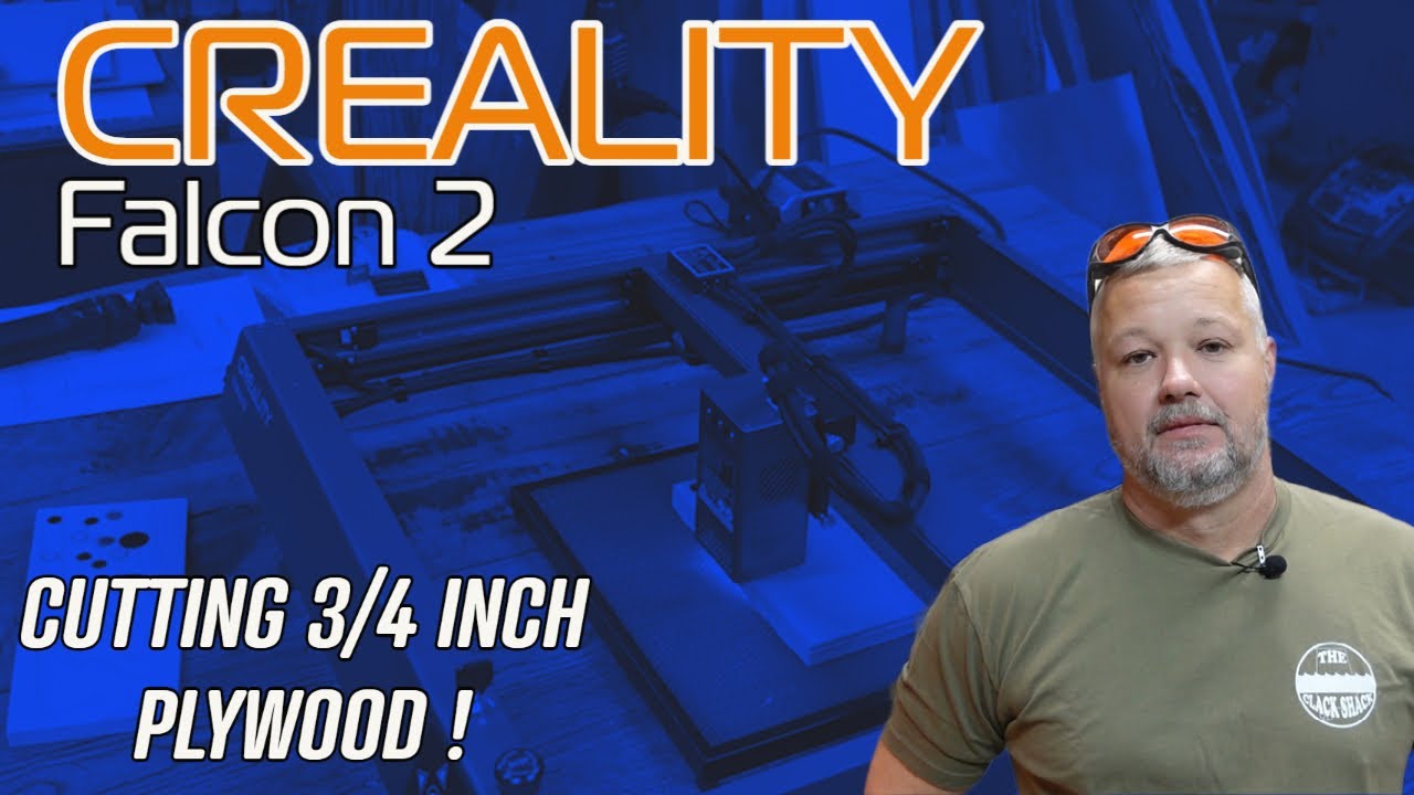 Creality Falcon 2 — резка фанеры толщиной 3/4 дюйма