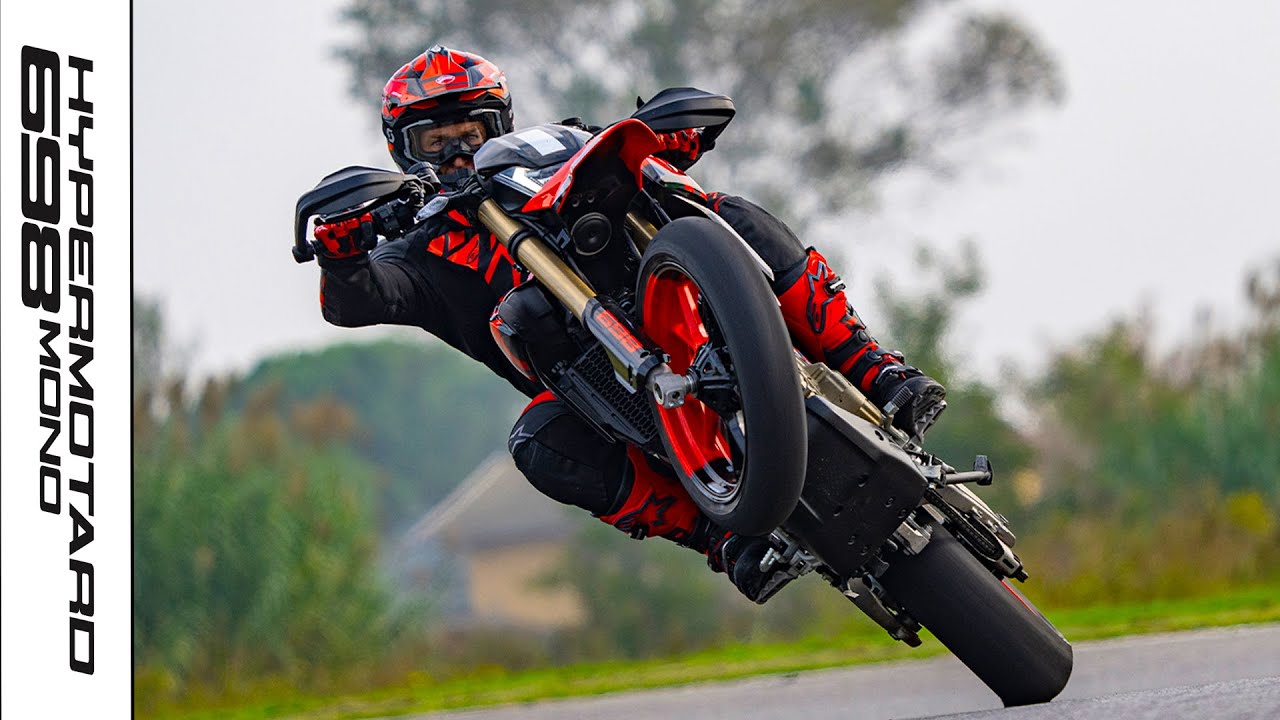 2024 Ducati Hypermotard 698 Mono RVE: Action, Sound, Design, Onboard