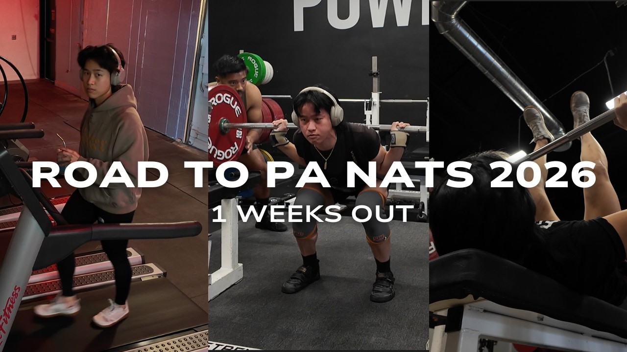 1 Week Out From PA Nationals | Training Vlog