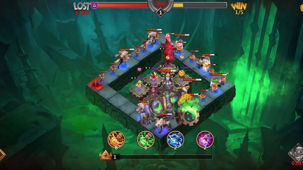 Endless Journey INSANE Stage Pure F2P high score - Castle Clash Forsaken Land