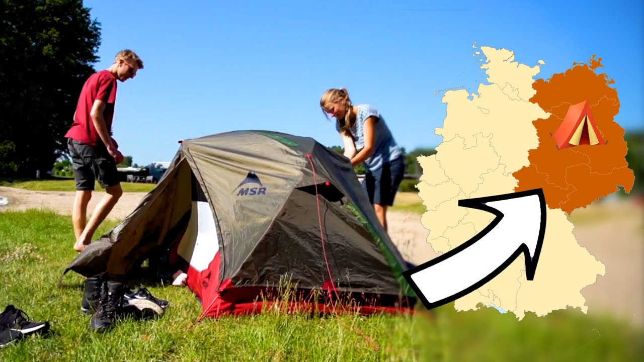 Mit Rucksack und Zelt durch OSTDEUTSCHLAND