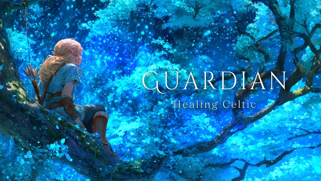 Guardian of the Mystical Forest | Starry Night Solitude, Healing Celtic Music (Relaxation/Sleep Aid)