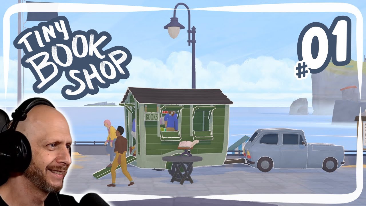 #01 - Ein neues Leben als FAHRENDER Buchhändler! - TINY BOOKSHOP - Let's Play Deutsch