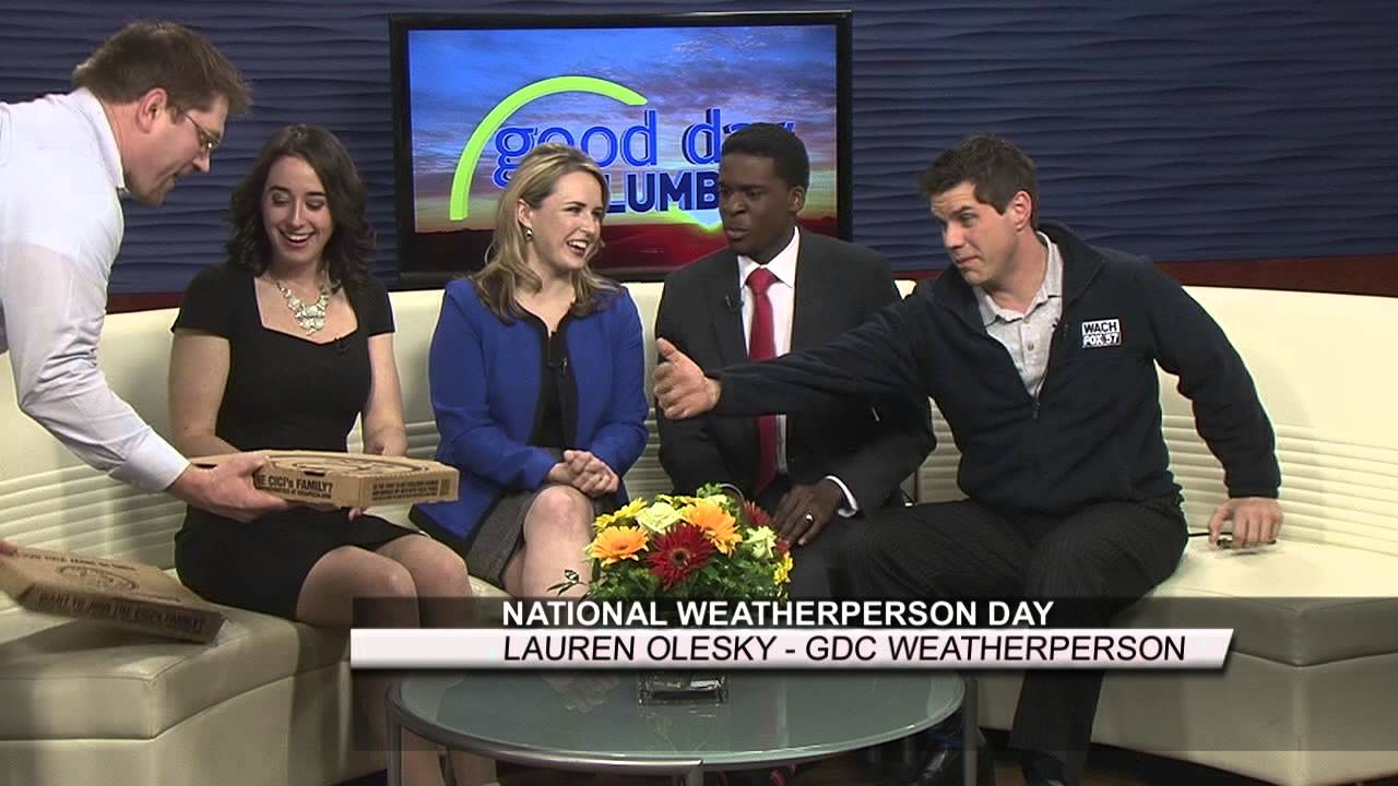 Good Day Columbia surprises their meteorologist on National Weather Person Day