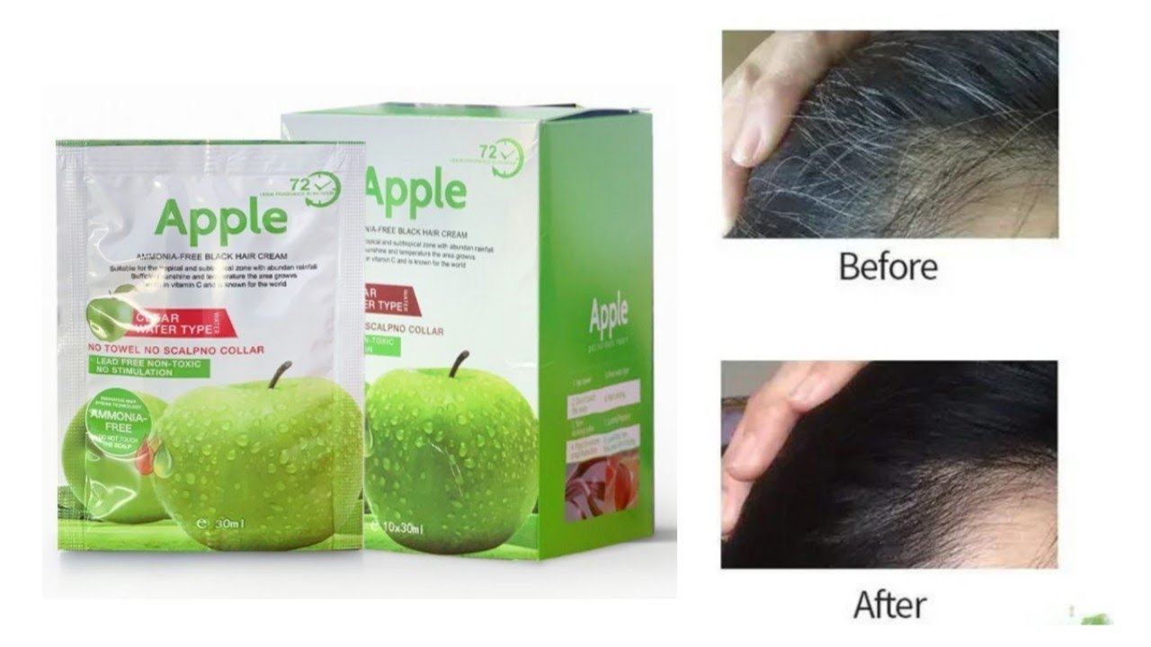 Apple hair color cream sachet review | Apple hair color | in urdu | hindi | @FariaJaved