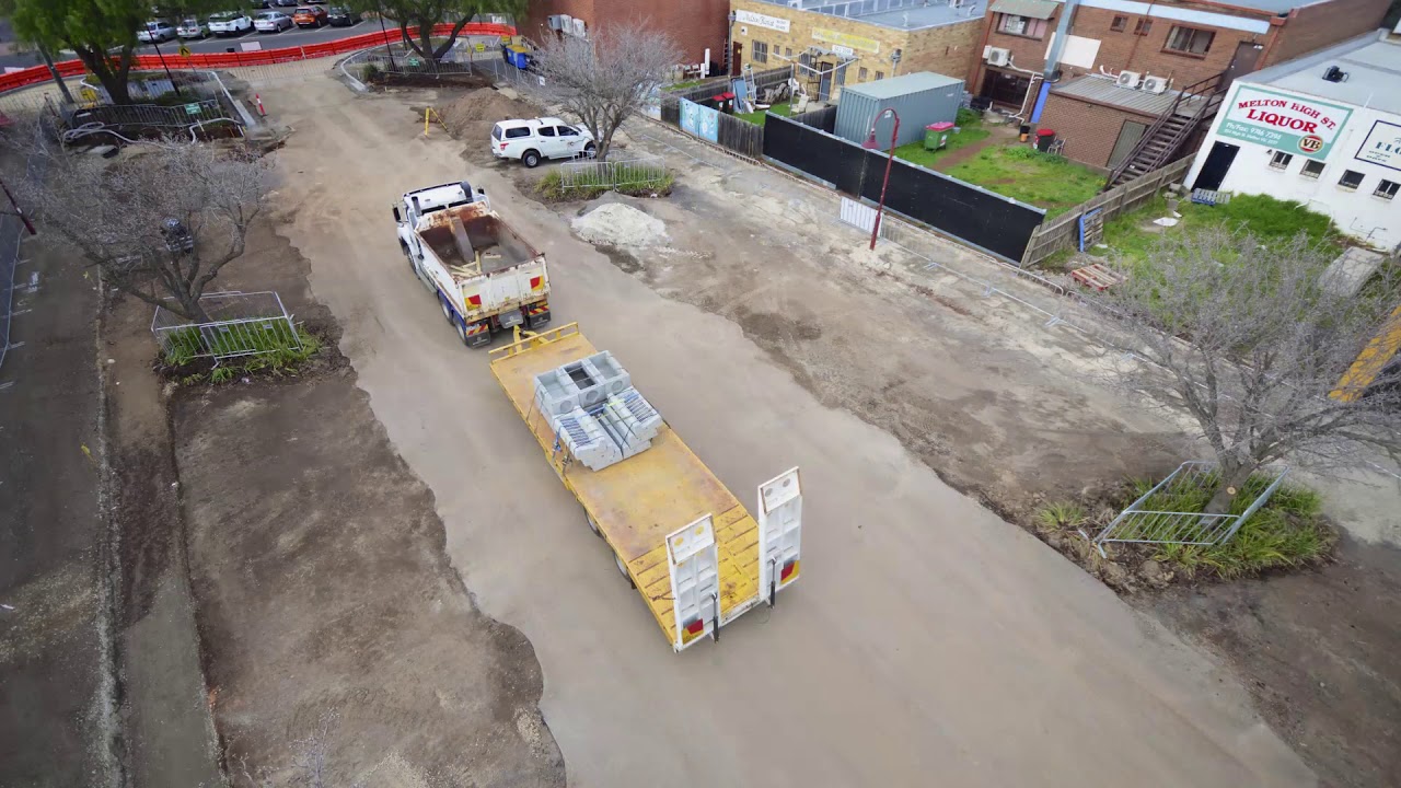 Melton Town Centre - Stage 3, 4 & 5 time lapse