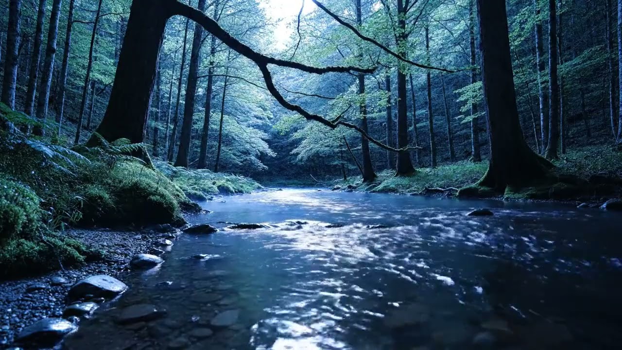 Immersive Forest River Soundscape | Nature Ambience for Study, Work, and Rest