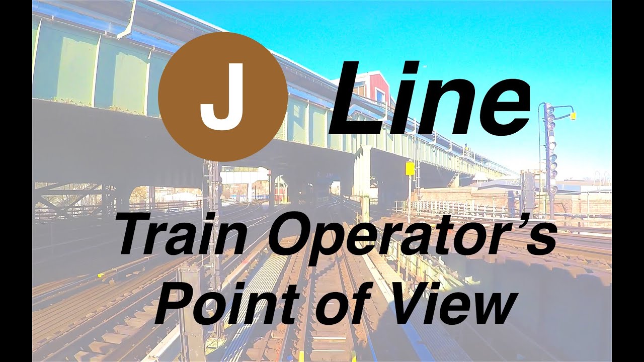 ⁴ᴷ NYC Subway Front Window View - A Round Trip on the J Line