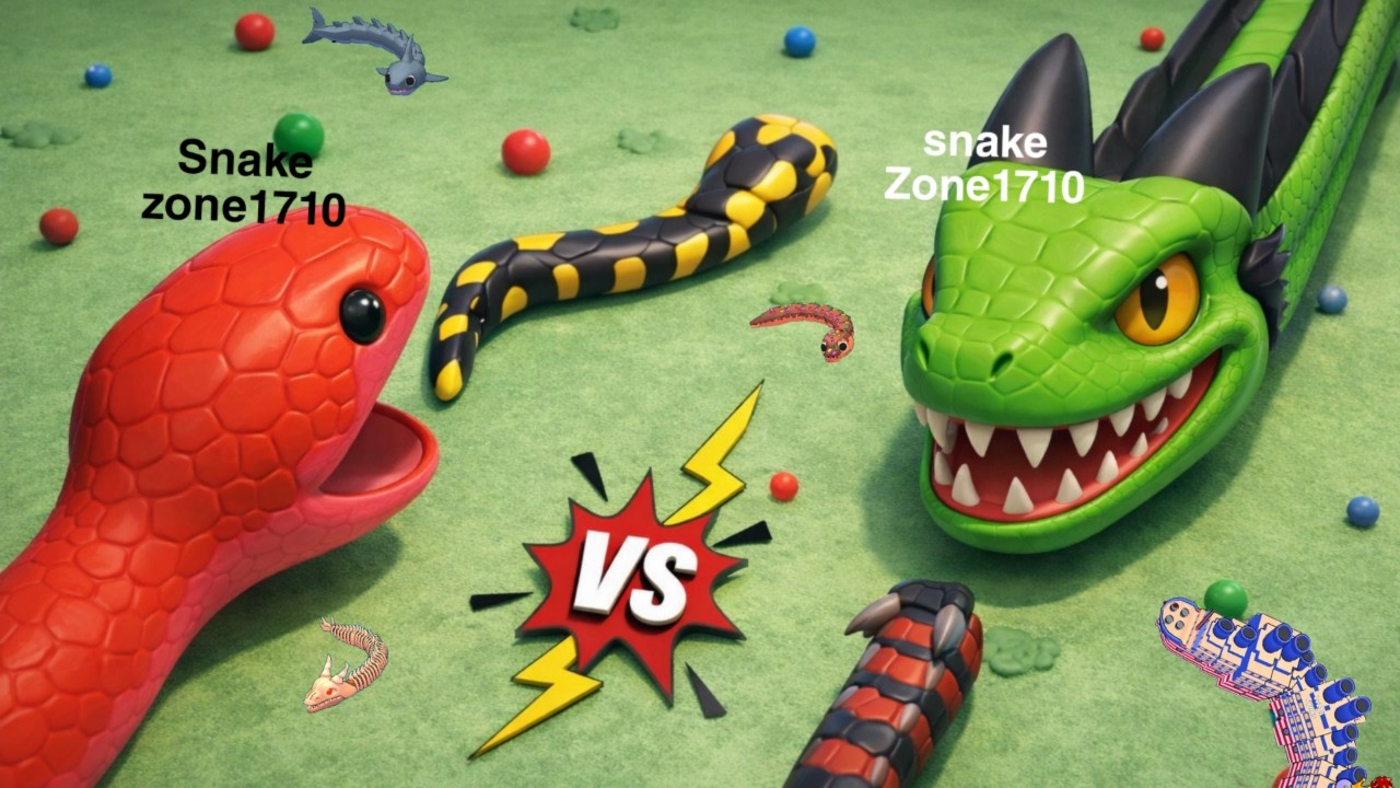 🐸SNAKE Clash! Vs snake rush clash battle 3d gameplay | Live in Game