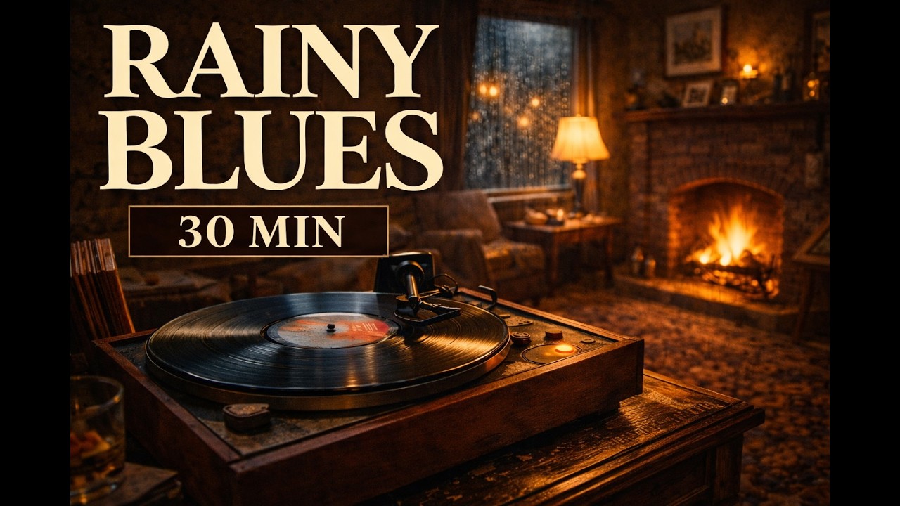 Midnight Vinyl | 30 MIN Rainy Blues Lounge