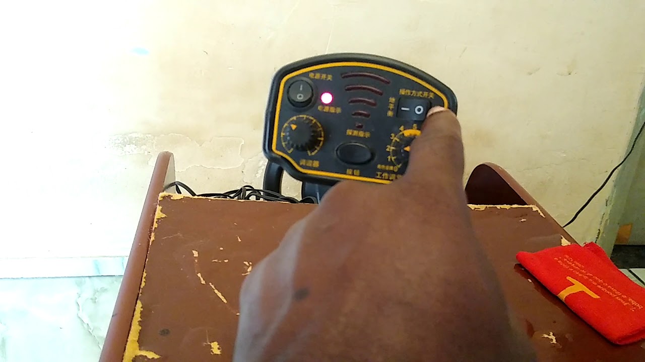 CONFIGURANDO DETECTOR DE METAL AR944M