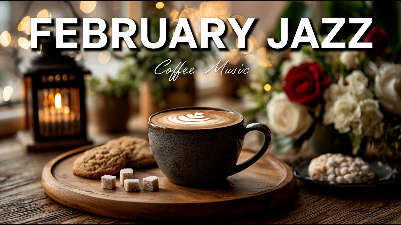 February Jazz | Relaxing Jazz & Happy Cafe Music BGM for Work and Study