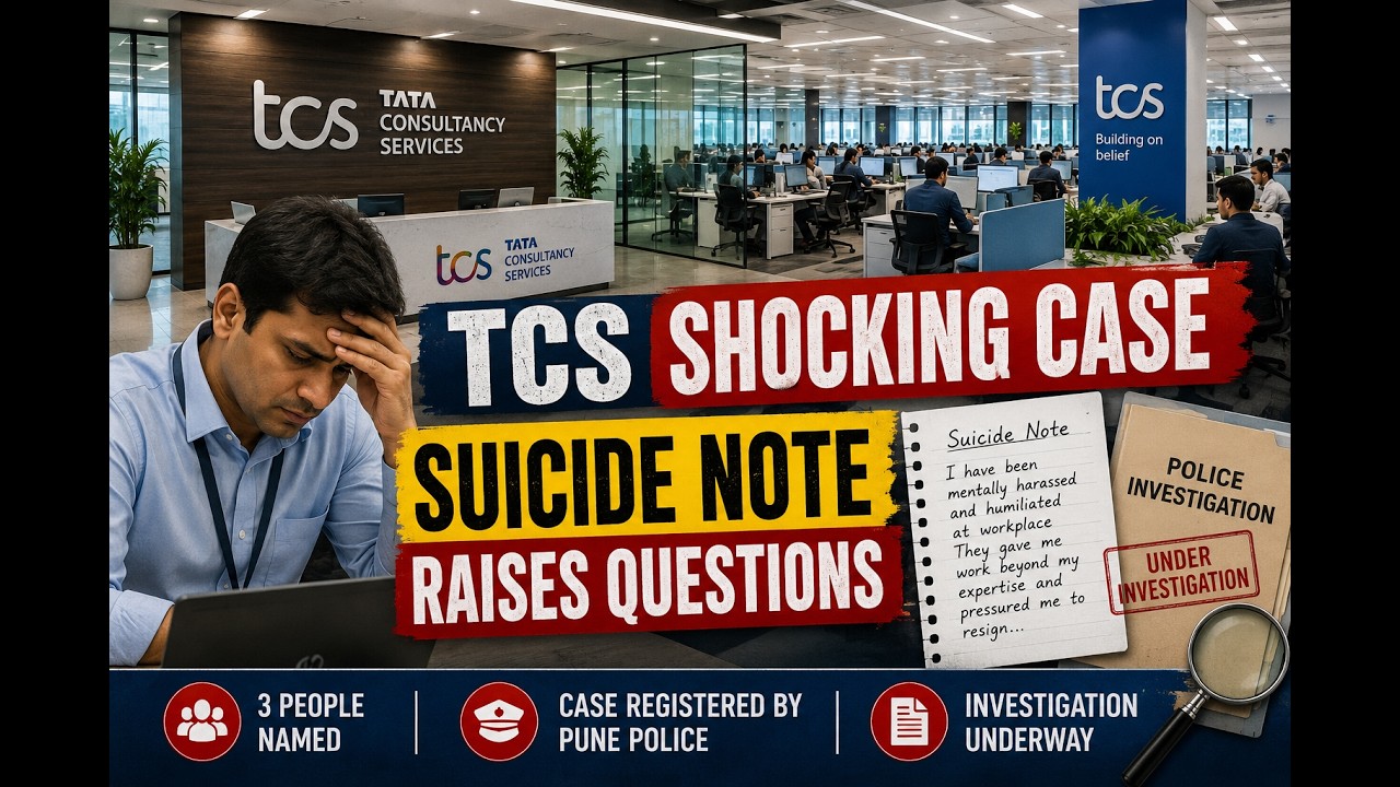 TCS Engineer Death Case: Suicide Note Raises Questions on Workplace Pressure