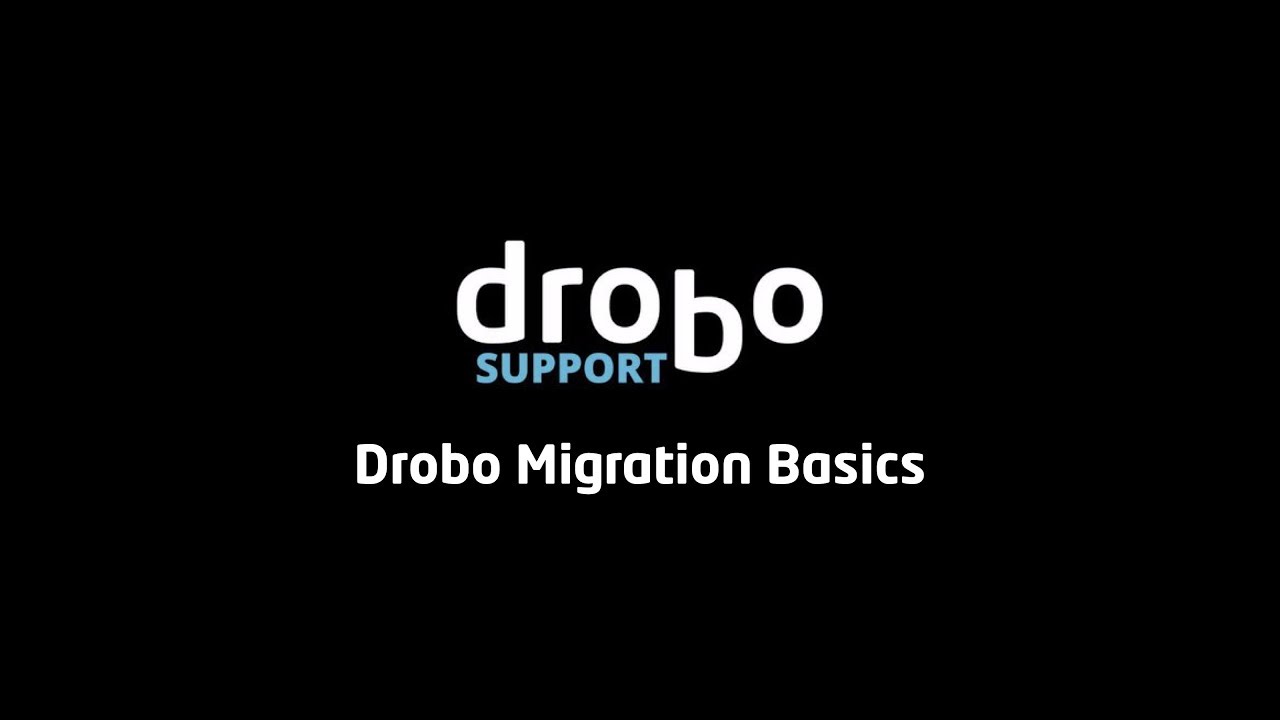 Drobo Migration Basics
