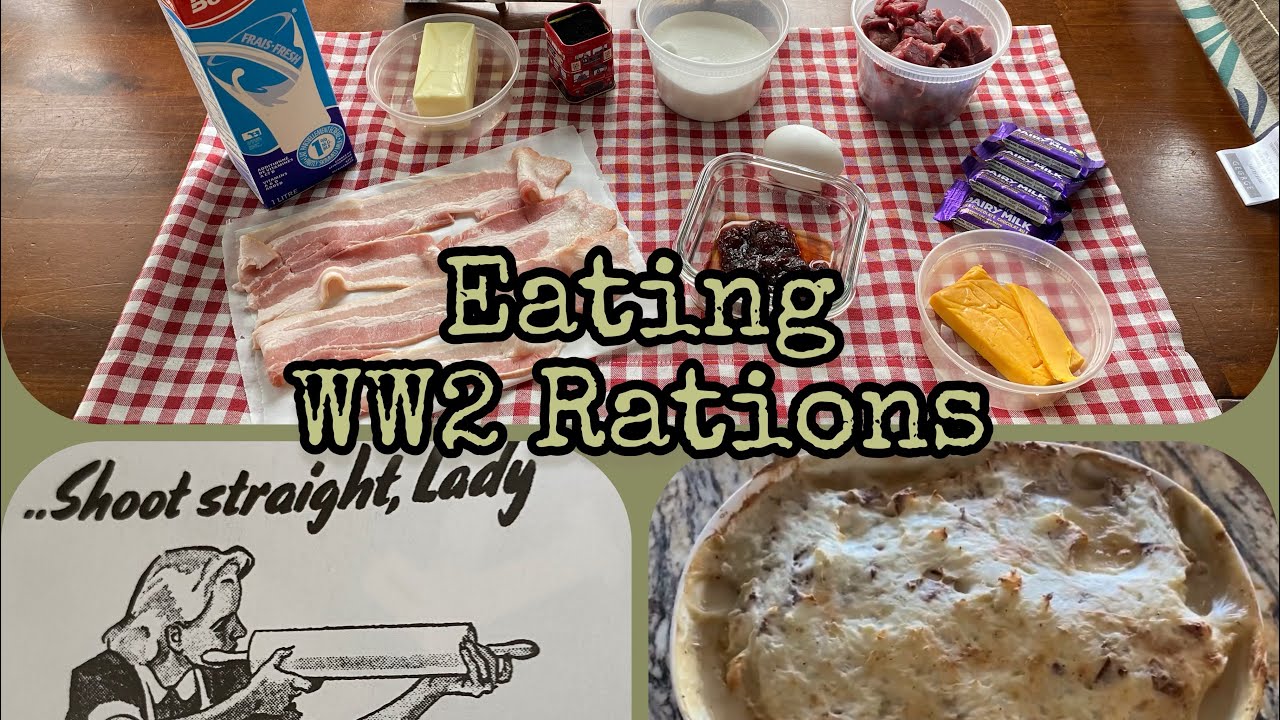 Eating WW2 Rations For 3 days - Vintage Meal Plan, Budget Friendly - Day 1