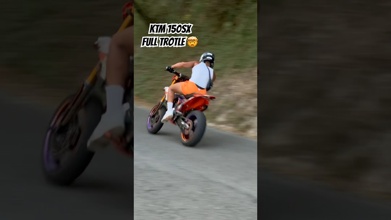 KTM 150sx PURE SOUND NOLIMITS 🤯 #supermoto#ktm#motard