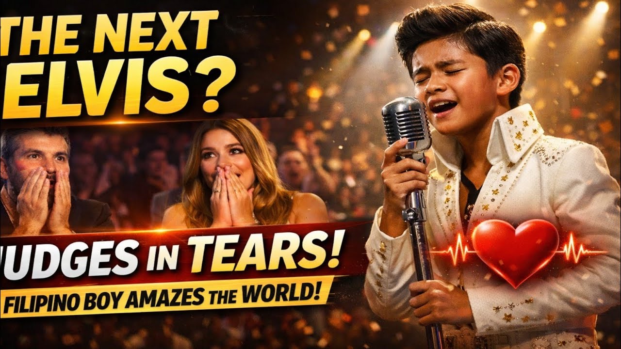 Filipino Boy Sounds EXACTLY Like Elvis Presley on AGT – Judges Stunned! 😱🎤