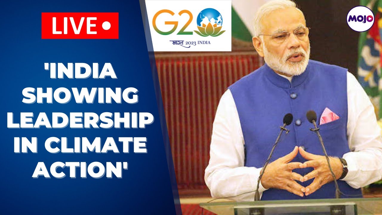'India Moving Strongly On Climate Commitments': PM Modi At G20 Energy Ministers' Meeting | PM Live