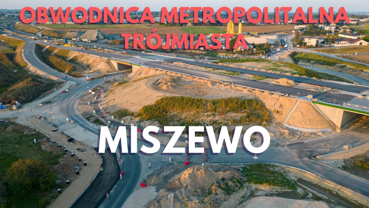 Obwodnica Metropolitalna Tr&oacute;jmiasta - Węzeł Miszewo 5.09.2024 | 4K | dji mini 3 pro | dron