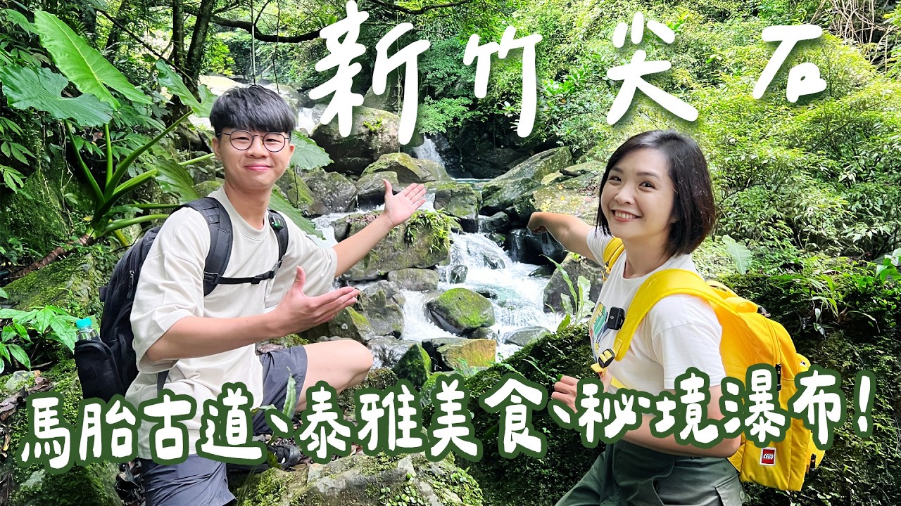 【新竹】尖石鄉超美又好走的步道「馬胎古道」！新手友善、刺激單索吊橋、百年茄苳老樹，沿路都有遮蔭～終點還有好吃的泰雅風味景觀餐廳！10年後再訪，小瀑布跟小樹苗都長大了！｜1000步的繽紛台灣