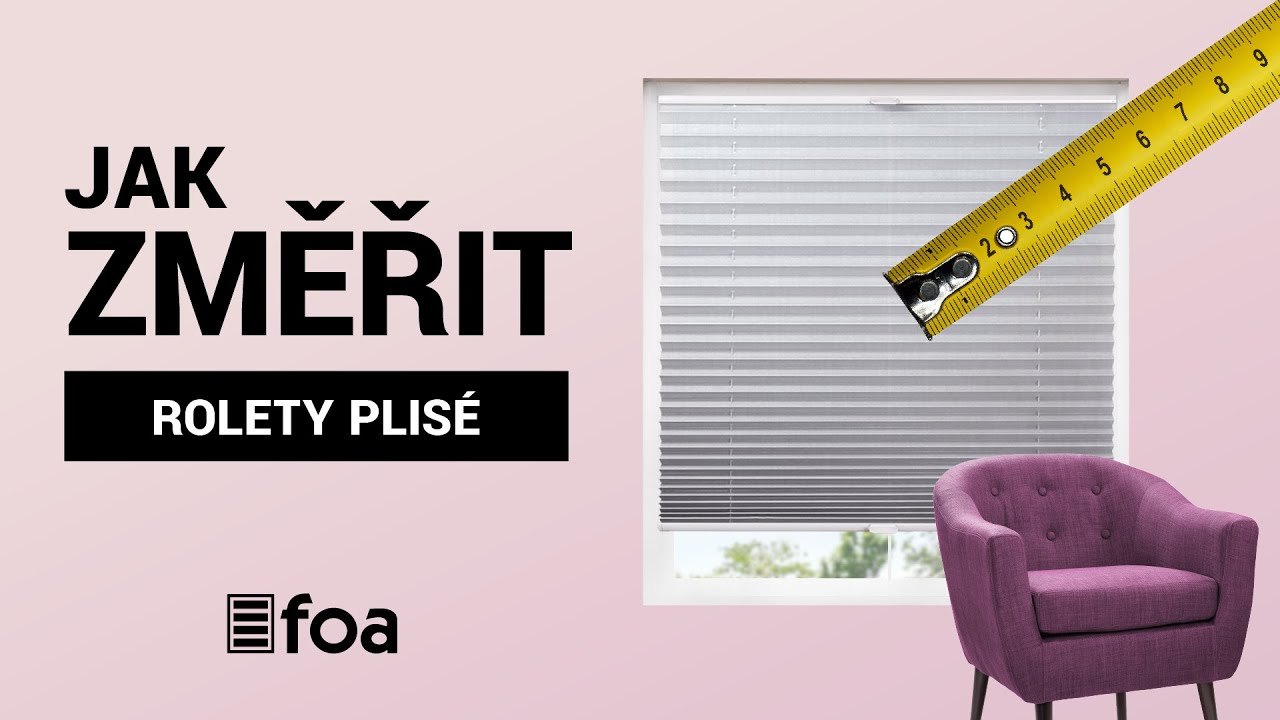 Jak změřit rolety Plisé - Vrtání mezi zasklívací lišty | FOA