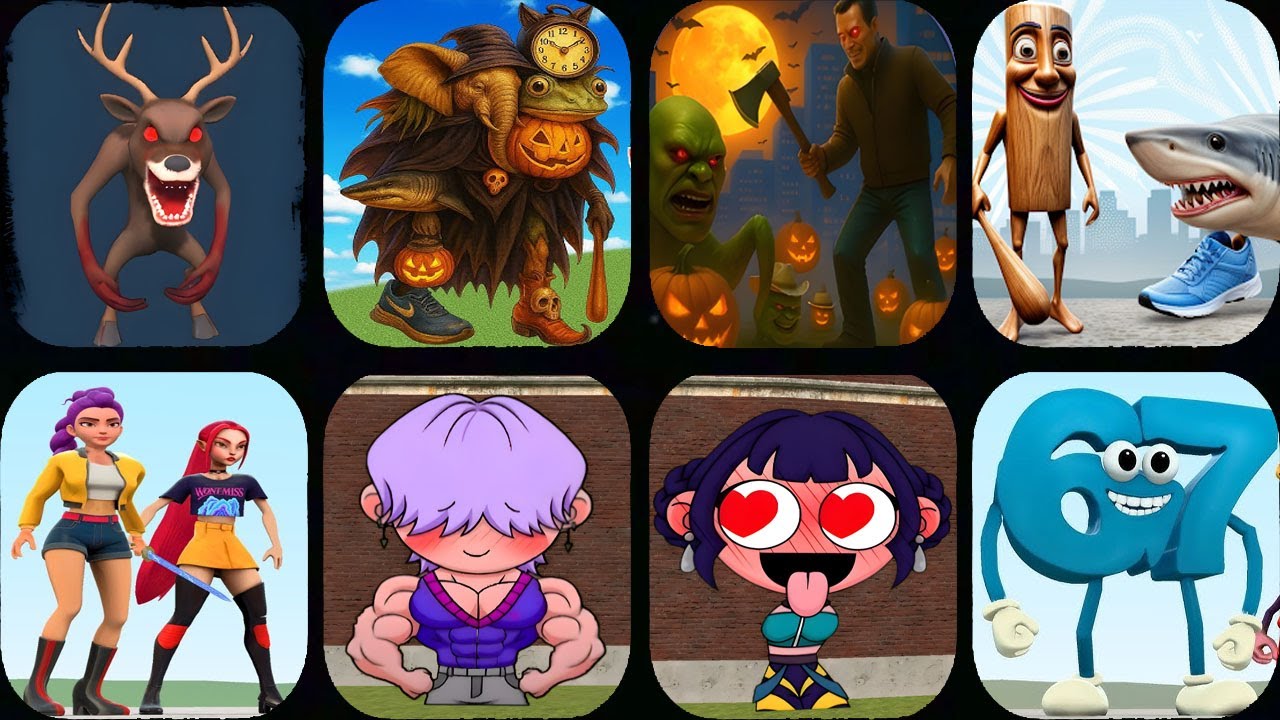 Nextbots In Playground Mod New Update JINU XJEVIN LIN GANG MELON ALL ITALIAN BRAINROT Sandbox