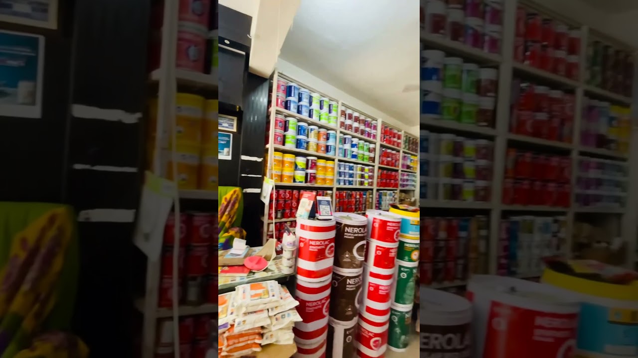 paints   Shop display #jk #minivlog #asian #asianpaints #paint #paintshop #paintingtutorial #paint m