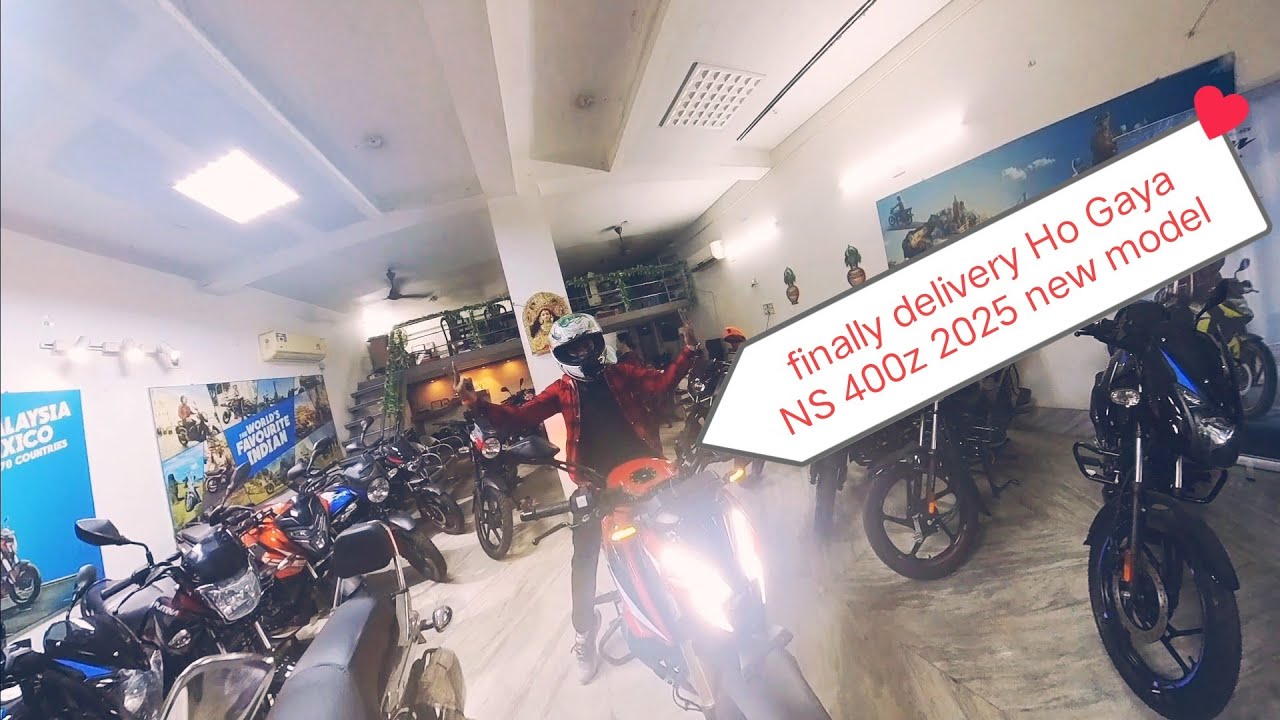  Finally delivery le liya new model ns400z 2025||🫰🥰 My super baby is back pocket rocket 400ccbike ||
