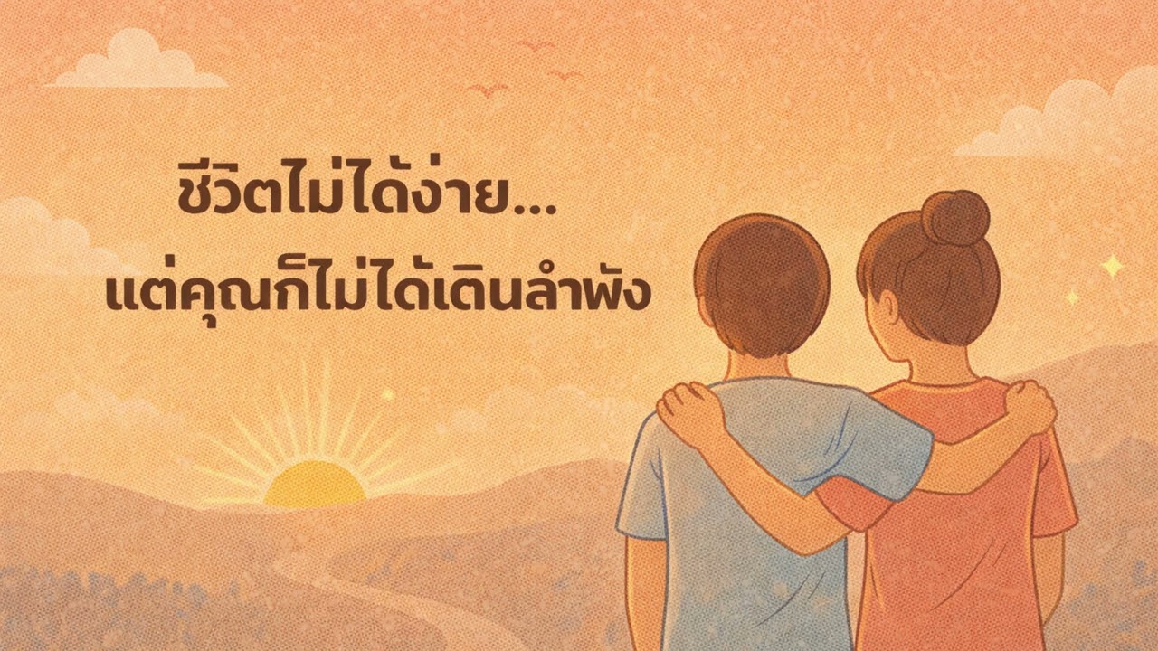 ชีวิตไม่ง่าย…แต่คุณไม่ได้เดินลำพัง | คลิปกำลังใจในวันที่เหนื่อย